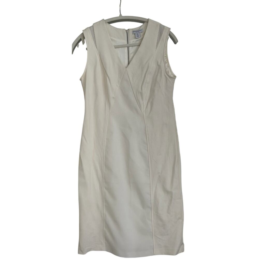 Katherine Barclay Montreal Sheath Dress Off-White 8